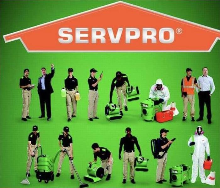 Water Damage - SERVPRO technicians
