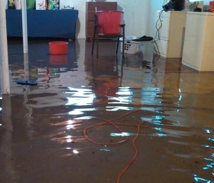 flooded basement